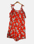 Orange Dress with Flowers FM